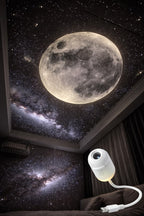 Galaxy Star Projector with Moon Effect & Flexible USB Design