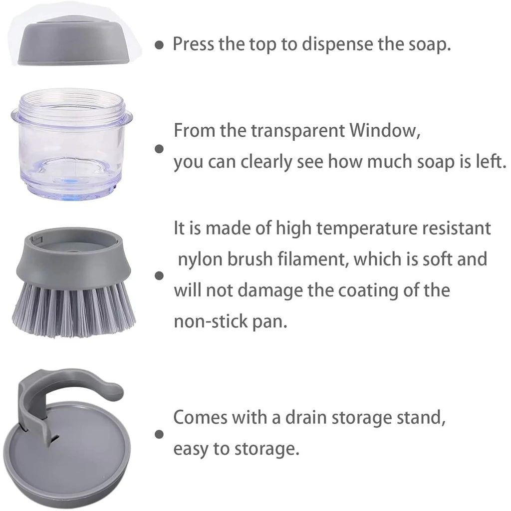 Soap Dispensing Dish Brush