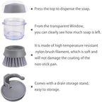 Soap Dispensing Dish Brush