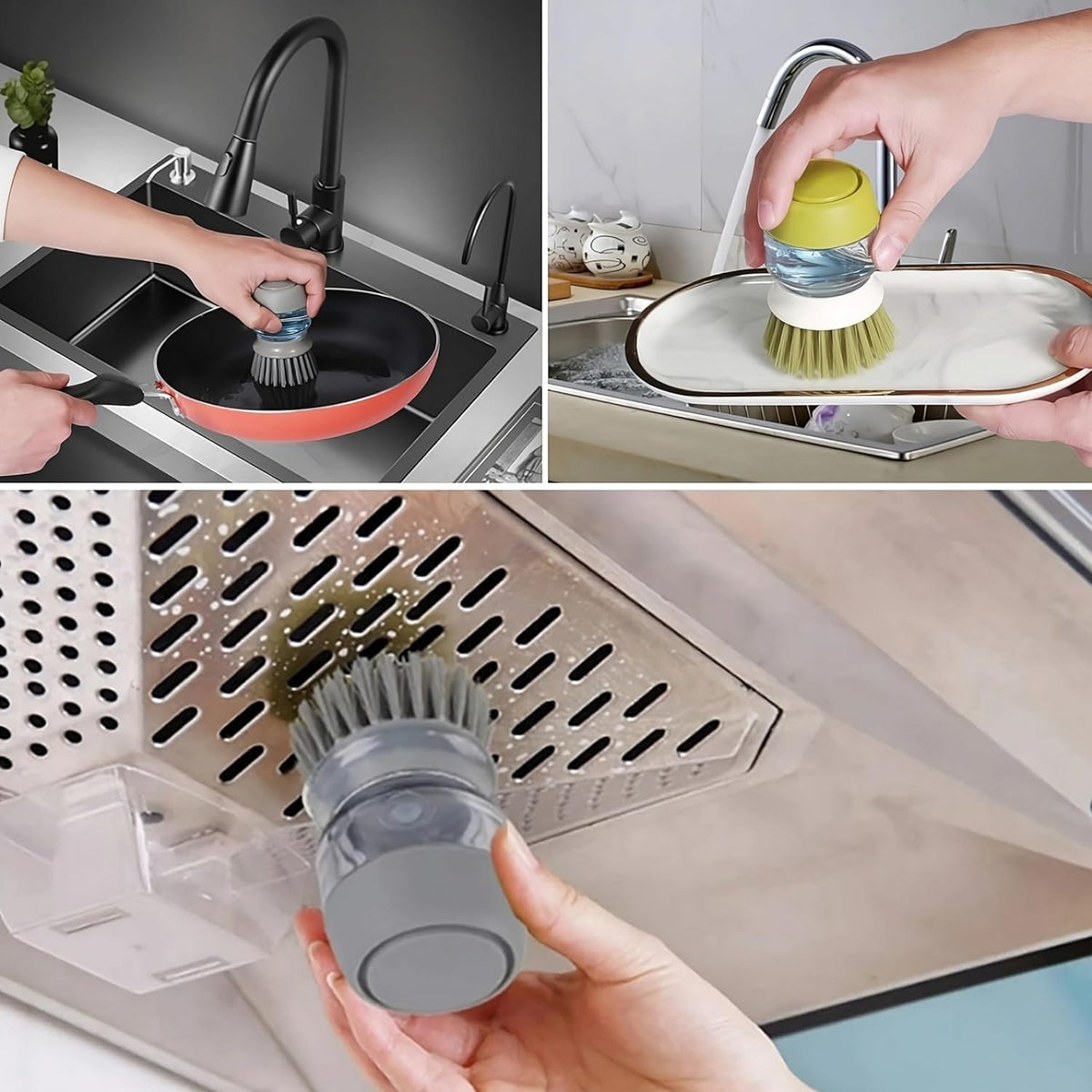 Soap Dispensing Dish Brush