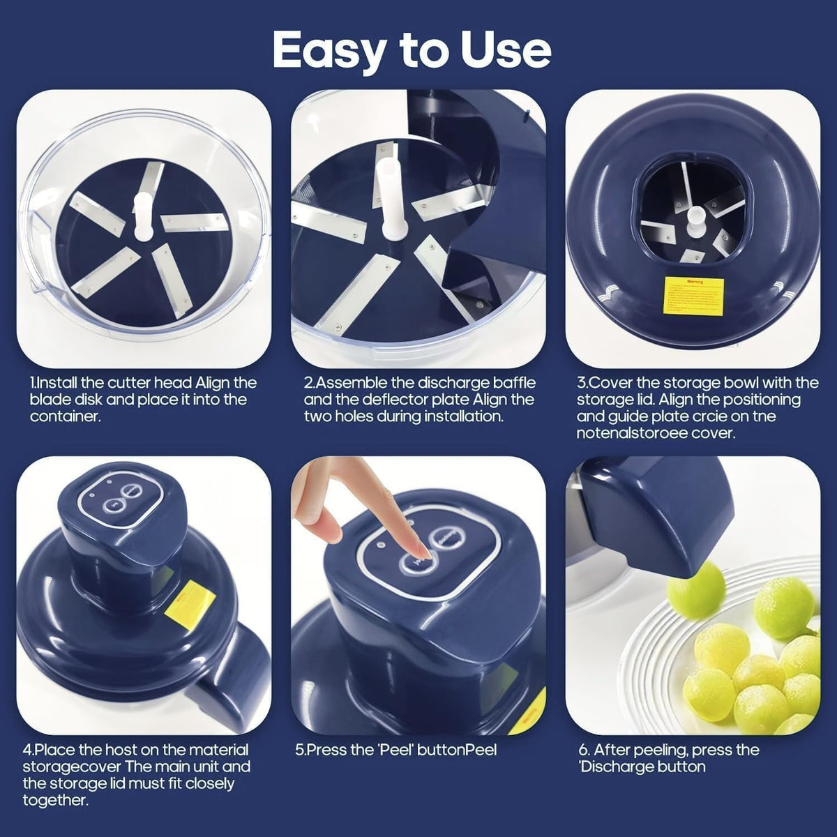 Automatic Electric Fruit and Vegetable Peeler