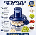 Manual Garlic Chopper with Transparent Storage Bowl – Easy Kitchen Food Prep Tool