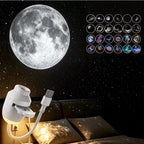 Galaxy Star Projector with Moon Effect & Flexible USB Design