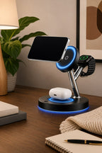 3-in-1 Wireless Charging Station for Phone, Smartwatch & Earbuds